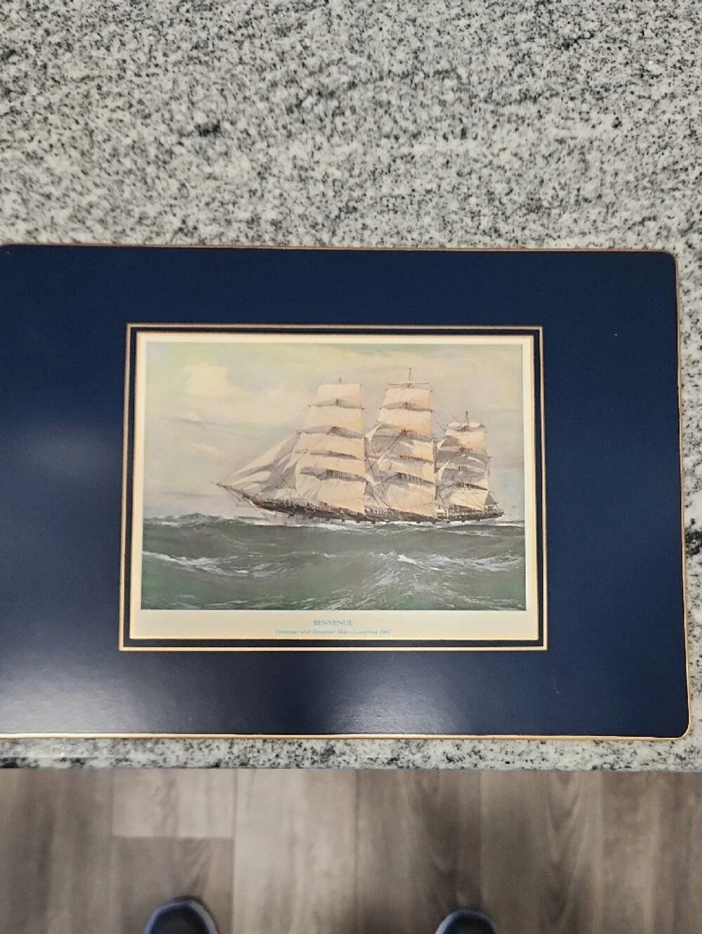 Lady Clare Nautical 12 Placemats And 6 Coaster Set